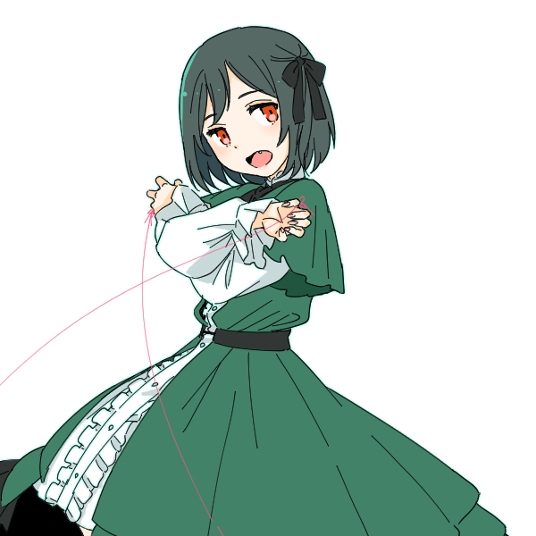 「green dress hair bow」 illustration images(Latest)｜5pages