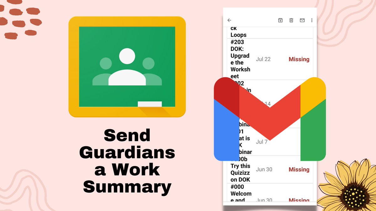 alicekeeler's tweet photo. Google Classroom: 2 ways to share student work summary

*On individual student view click on the email icon in the upper right
*Use https://t.co/6tPsqG3aHJ and create a progress report

#googleEDU #BackToClassroom https://t.co/Yl9ReoKJcE