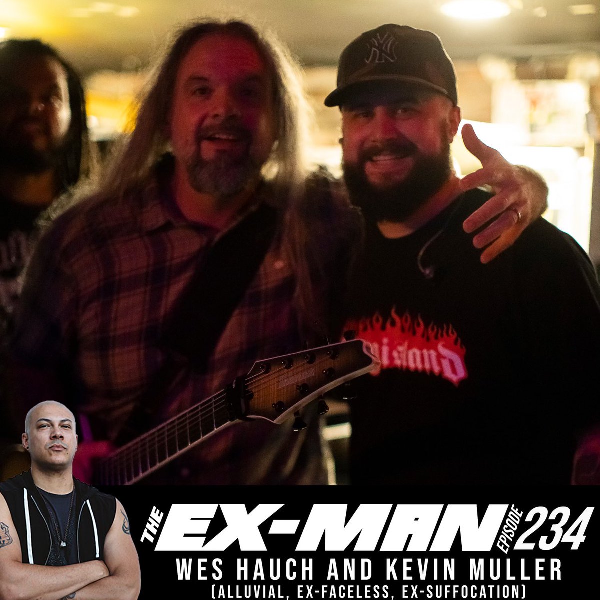 .@kevmullerlive and myself had a crispy one with @DocCoyle for the ExMan Pod. We talk about the new @AlluvialMetal EP, Long Island, and Metallica. Listen here - soundtalentmedia.com/show/the-ex-ma…