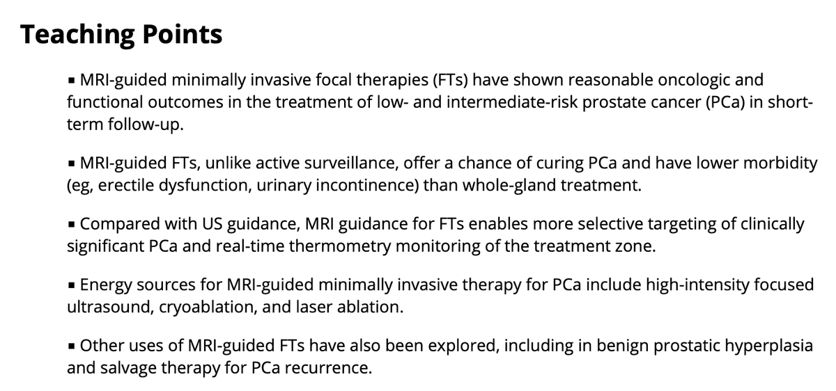 MRI-guided Minimally Invasive Focal Therapies for Prostate Cancer. <a href="/radiology_rsna/">Radiology</a> 
pubs.rsna.org/doi/full/10.11…