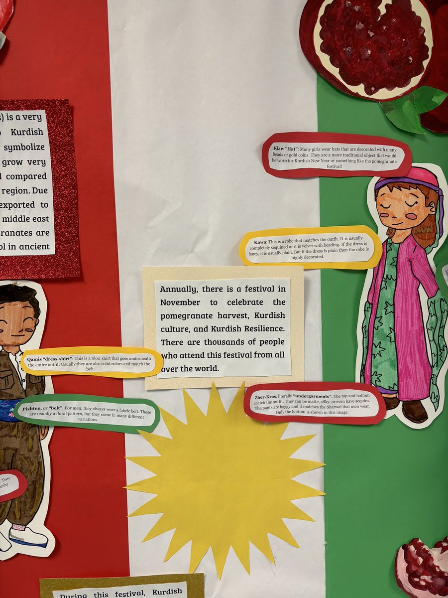 Another finished door and display from Rivera’s Annual Door Decorating Contest that celebrates cultural traditions and holidays! Mr. Bell’s class learned about Kurdistan! <a href="/TomasRiveraElem/">TomasRiveraElemDenton</a>