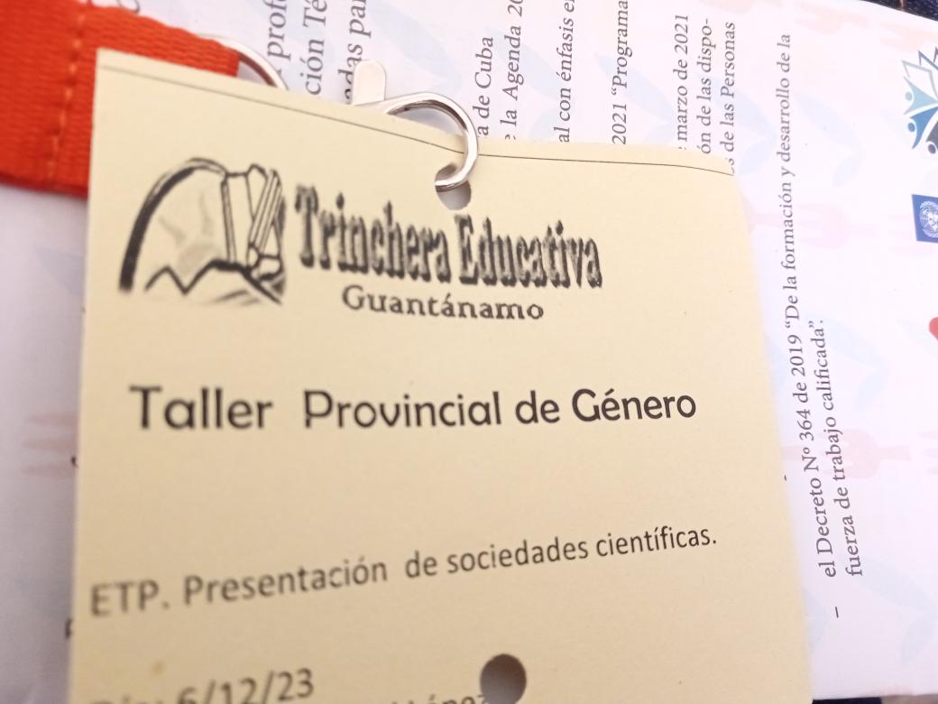 #Cuba  #CubaMined
<a href="/Educa_Gtmo/">Dgeap Guantánamo Cuba</a> 
   Se desarrolló en la Dirección General de la Educación #Guantánamo , #CubaMined el Taller de Género Provincial, dónde fueron estimulados los educadores por la jornada del educador. Llegue nuestra felicitaciones a todos los educadores guantanameros