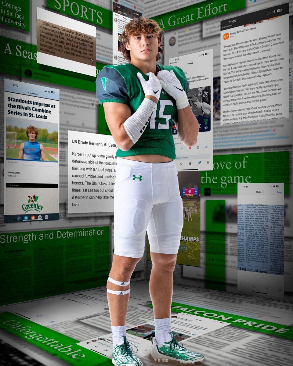 Blair Oaks Football (@blairoaks_1) on Twitter photo New year, same results. Congratulations to <a href="/BradyKerperin/">Brady Kerperin</a> on being named the Class 3 Defensive Player of the Year! New year, same results. Congratulations to <a href="/BradyKerperin/">Brady Kerperin</a> on being named the Class 3 Defensive Player of the Year!