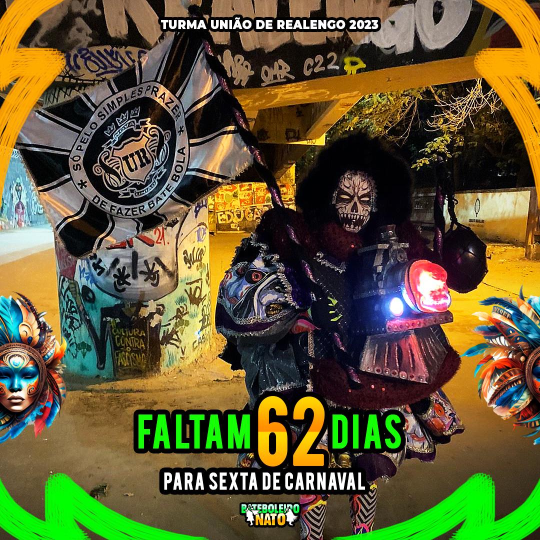 FALTAM 62 DIAS PARA SEXTA DE CARNAVAL 🎭
