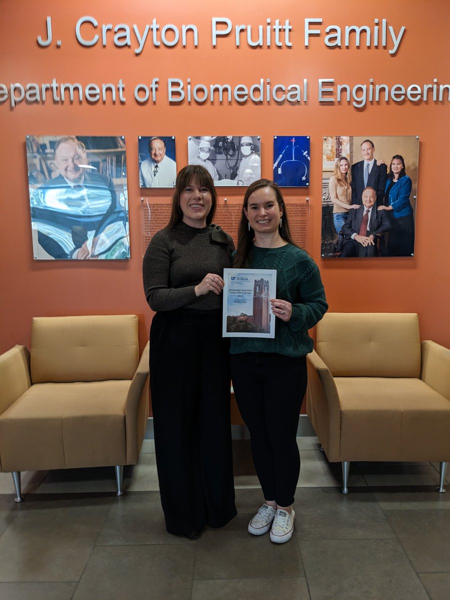 So proud of <a href="/dill_michele/">Michele Dill</a> ! She has been so impactful in cell lab, intro, and the grad student cell culture workshop 🤩