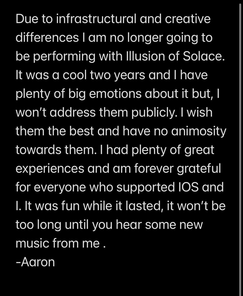 Illusion of Solace tweet media