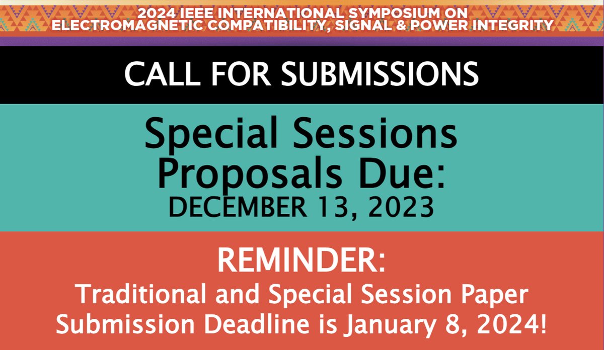 IEEE EMC Society (@ieee_emcs) on Twitter photo #IEEE_ESP24 • Call for Submissions 📑📣
<a href="/IEEE_EMCS/">IEEE EMC Society</a> 2024 IEEE EMC+SIPI Special Session Proposals are due next Wed, Dec 13!
• Transportation Electrification
• Semiconductor + Chip
• Pkg'g
• Autonomous Cars
• Wireless Charging
• IEMI
• Cybersecurity
More in bio 🔗!
#emc #IEEE_ESP24 • Call for Submissions 📑📣
<a href="/IEEE_EMCS/">IEEE EMC Society</a> 2024 IEEE EMC+SIPI Special Session Proposals are due next Wed, Dec 13!
• Transportation Electrification
• Semiconductor + Chip
• Pkg'g
• Autonomous Cars
• Wireless Charging
• IEMI
• Cybersecurity
More in bio 🔗!
#emc