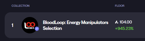BloodLoop Giveaway today's value: 62 200$ (2080 $AVAX )  

We were lucky enough to secure 20x WL spot for BlooLoop Freemint few weeks ago

The current floor price is 104 $AVAX 

BEEG 🪨 

Thank you again <a href="/BloodLoopGAME/">BloodLoop🔺 | Hero-Shooter</a>