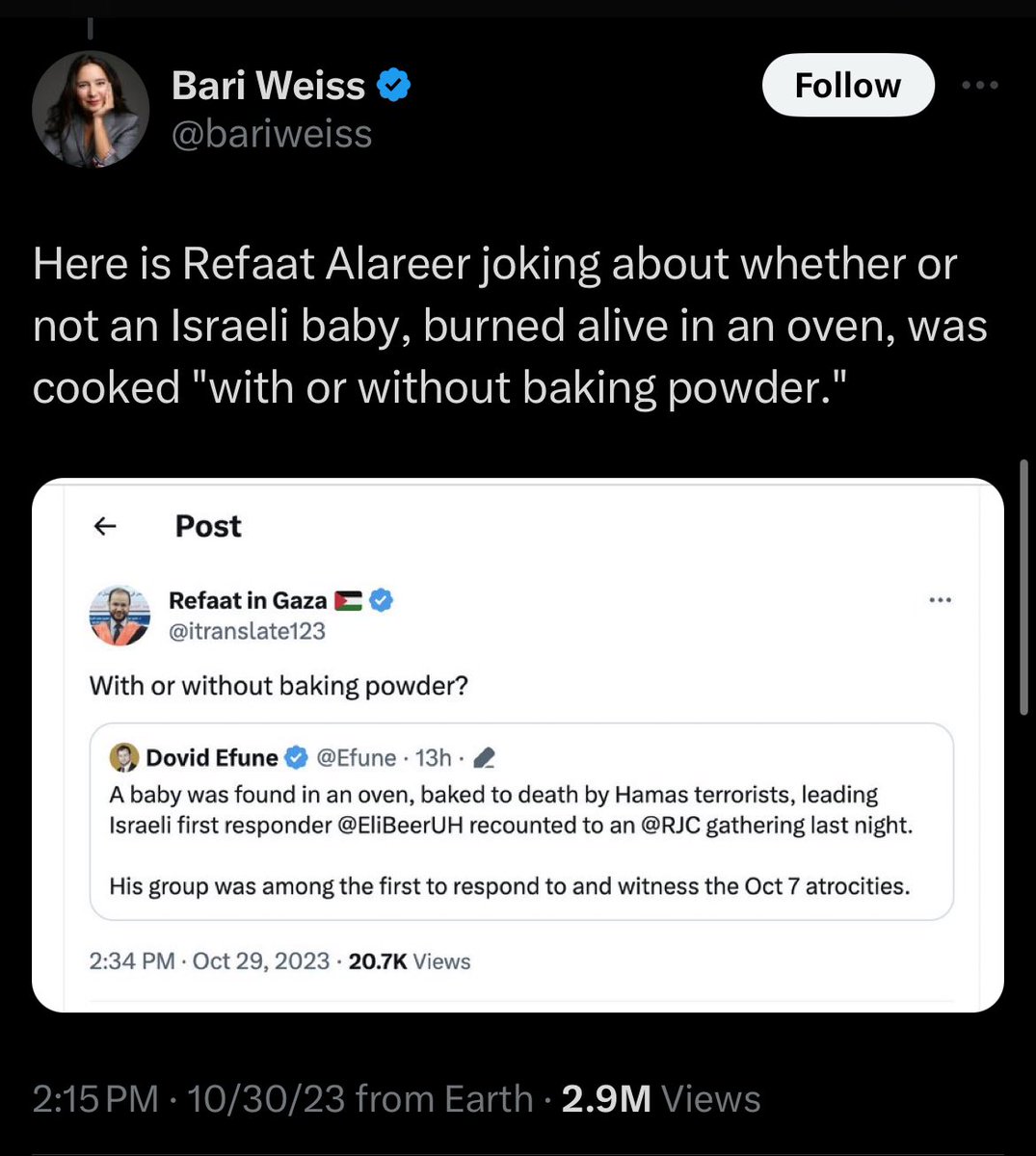 A friend of Refaat Alareer told <a href="/EuroMedHR/">Euro-Med Monitor</a> he “received an anonymous phone call from someone who identified himself as an Israeli officer and threatened Refaat that they knew precisely the school where he was located and were about to get to his location with the advancement of