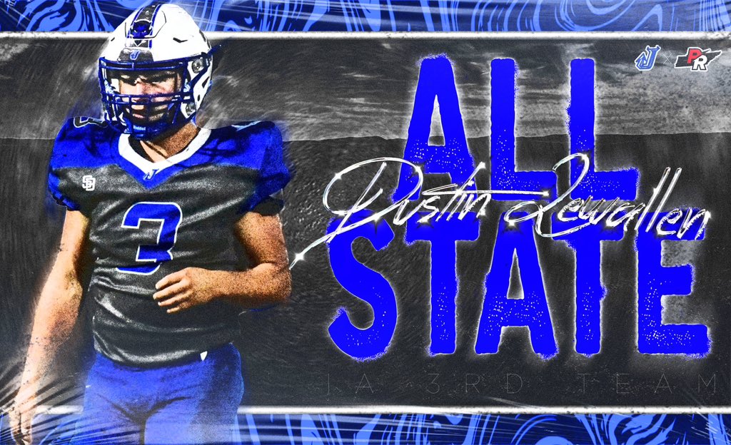 𝗧𝗛𝗜𝗥𝗗 𝗧𝗘𝗔𝗠 𝗔𝗟𝗟 𝗦𝗧𝗔𝗧𝗘
3️⃣ Dustin LeWallen