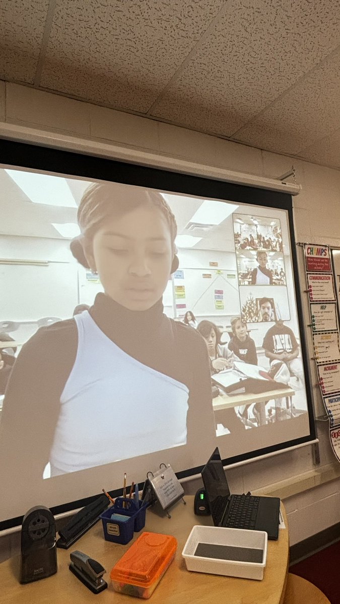Anays323's tweet image. Thank you @RyanCalejo for taking the time to share not only your expertise as an author, but your personal, passionate experiences that inspired the stories. The students were captivated by the books! #HolmesHawks #d59learns #authorvisit