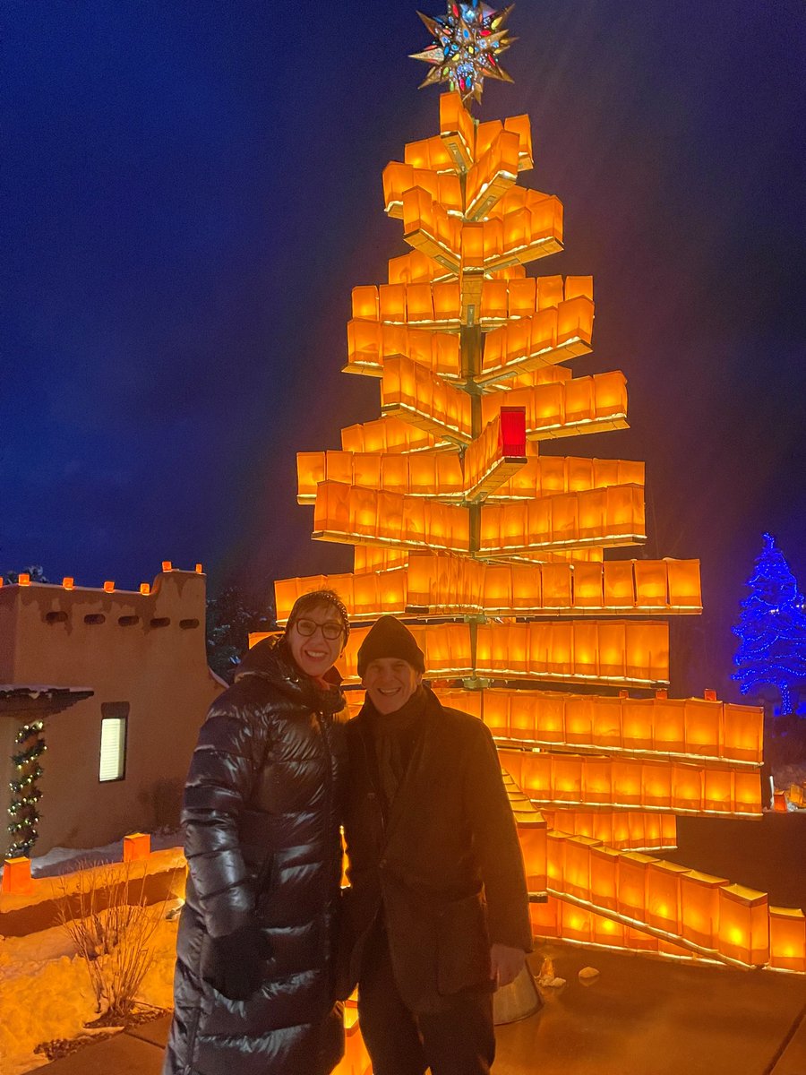 The farolito tree lighting at Bishop's Lodge is always fantastic.