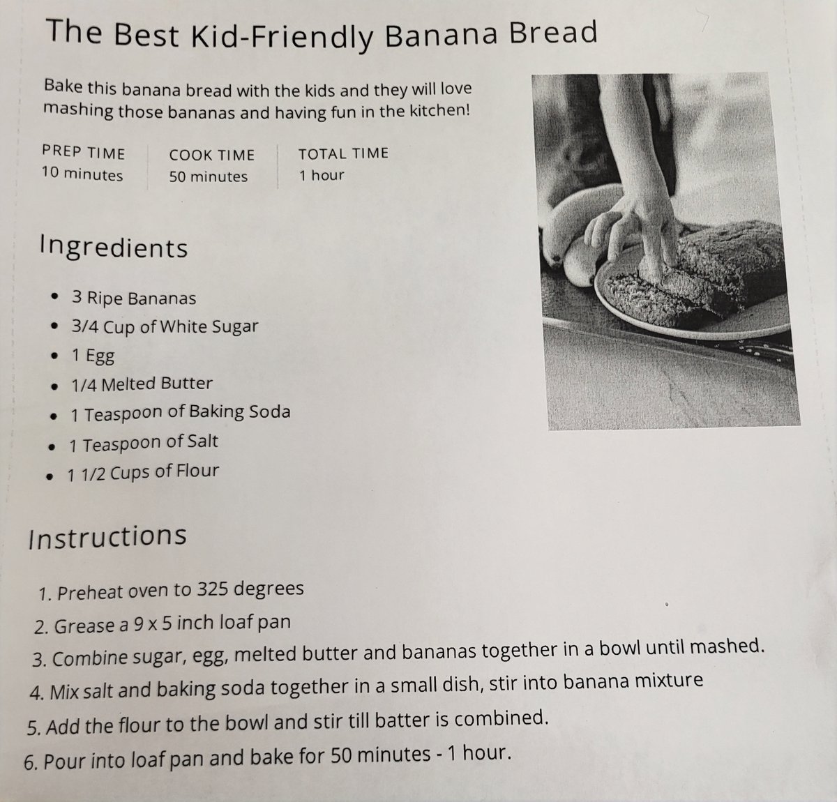 ElmridgeSap's tweet photo. Our school age group worked so well together and baked a "Banana Bread". It was a hit Yay!!!
 Feel free to try the recipe at home and enjoy :) https://t.co/MUYiO7U1Xa