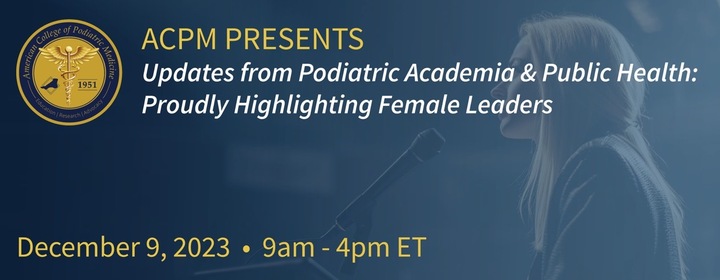 podiatrycollege's tweet photo. Tomorrow's the day! Our event, “Updates from Podiatric Academia &amp; Public Health,” begins tomorrow at 9 am ET! Open to all and FREE for ACPM Student and Resident Members! Earn up to 6 CECH credits.

Register here: https://t.co/TeKDeQssvy #Podiatry #PodMed #Podiatrist #FootAndAnkle https://t.co/1fbEUizxr1