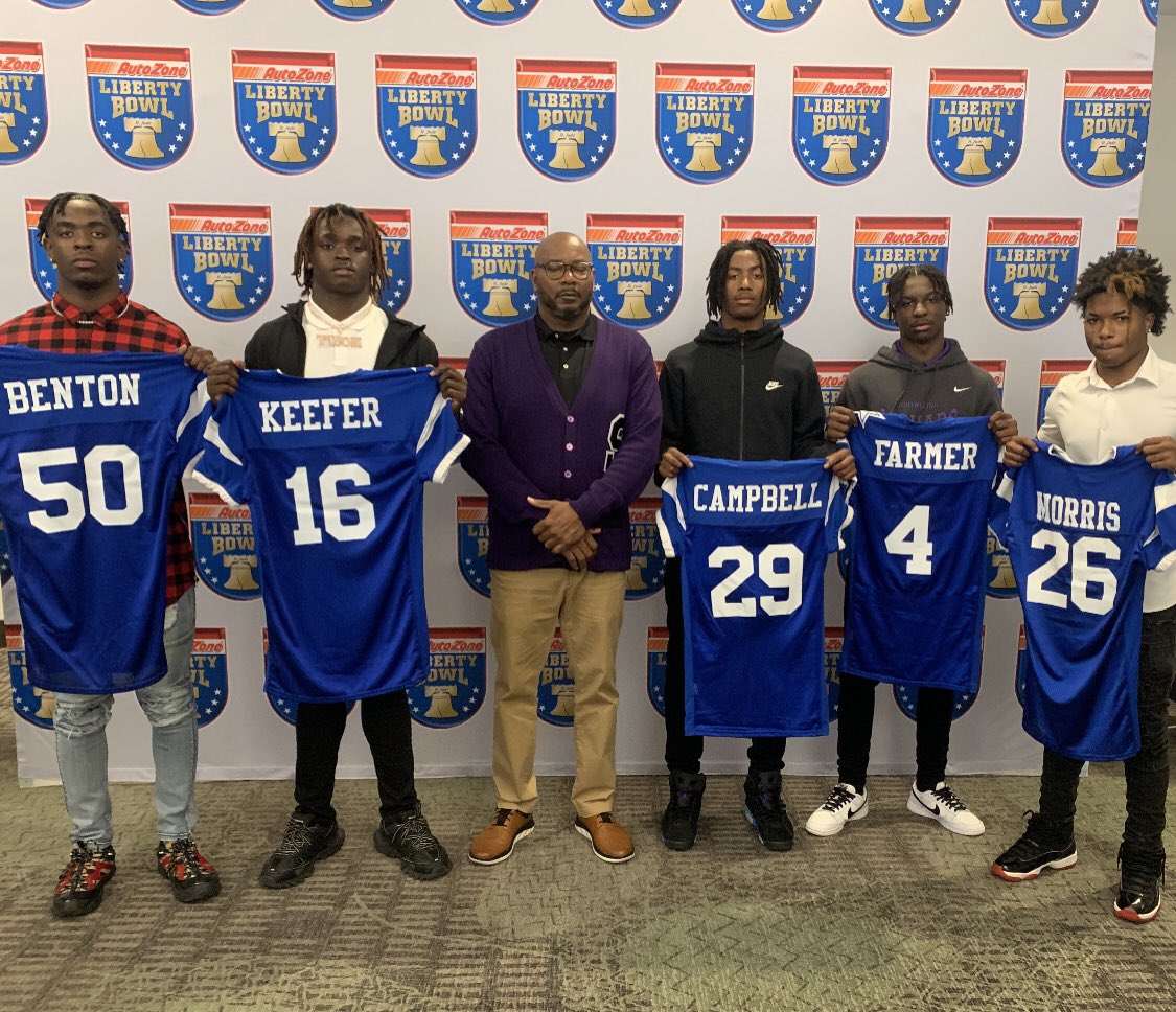 Southwind Jags High School Allstar Liberty Bowl players.