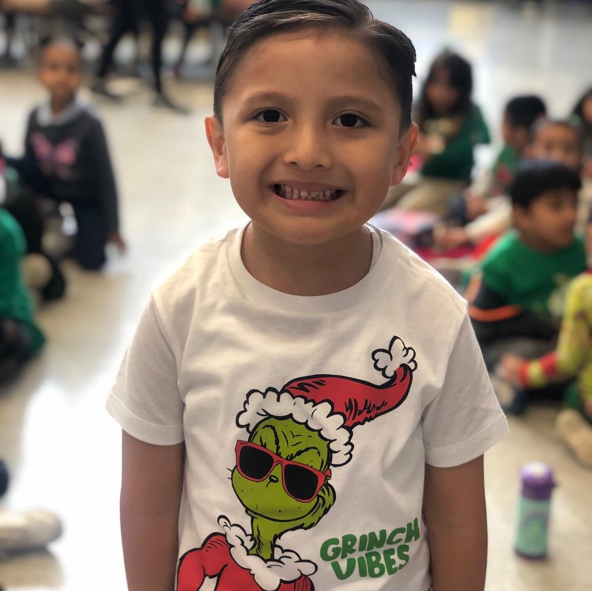 Are we giving grinch vibes yet? Only 10 more days left until winter break 😆❄️ 
#hisd #tistheseason #grinchday