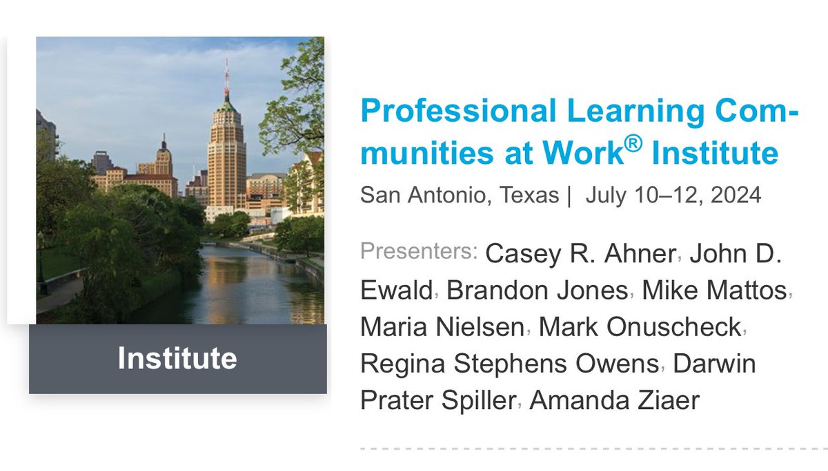 John_D_Ewald's tweet photo. Grateful, humbled, thankful, and thrilled to be part of this @SolutionTree PLC at Work Institute Team! #atPLC #plcaw https://t.co/SMnFjY2CNc https://t.co/hAaRGl0bAn