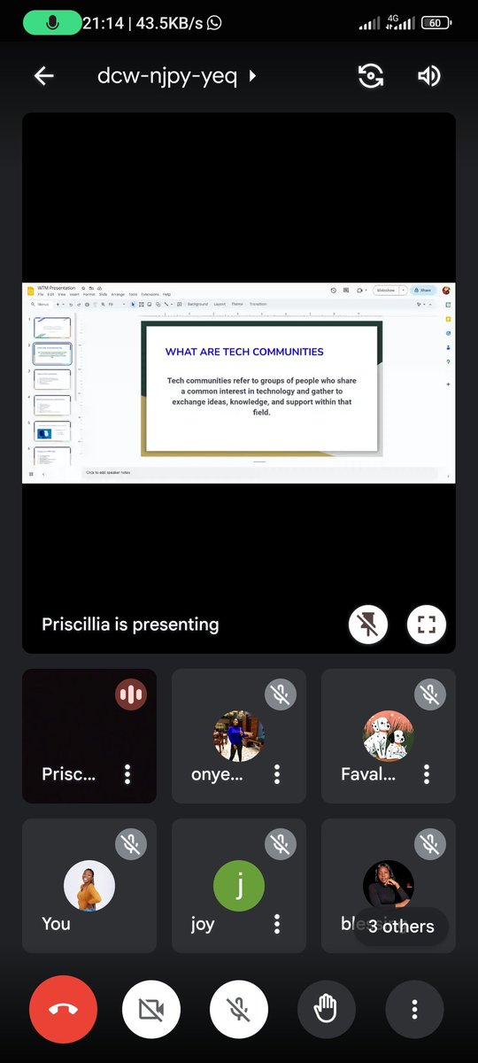 The session today was at its peak 💯💯

Join us next Friday let's get to learn more from out peers🥳🥳
<a href="/GDGMakurdi/">GDG Makurdi</a> #peerlearning