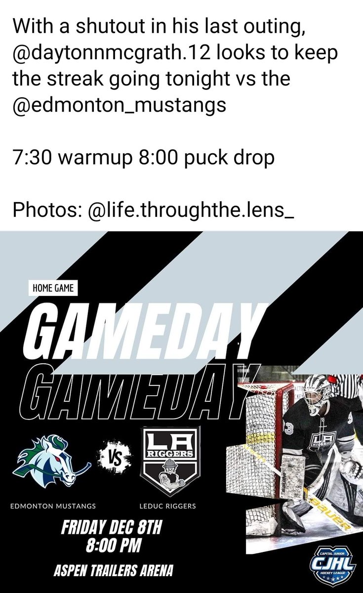Leduc Riggers (@riggershockey) on Twitter photo 