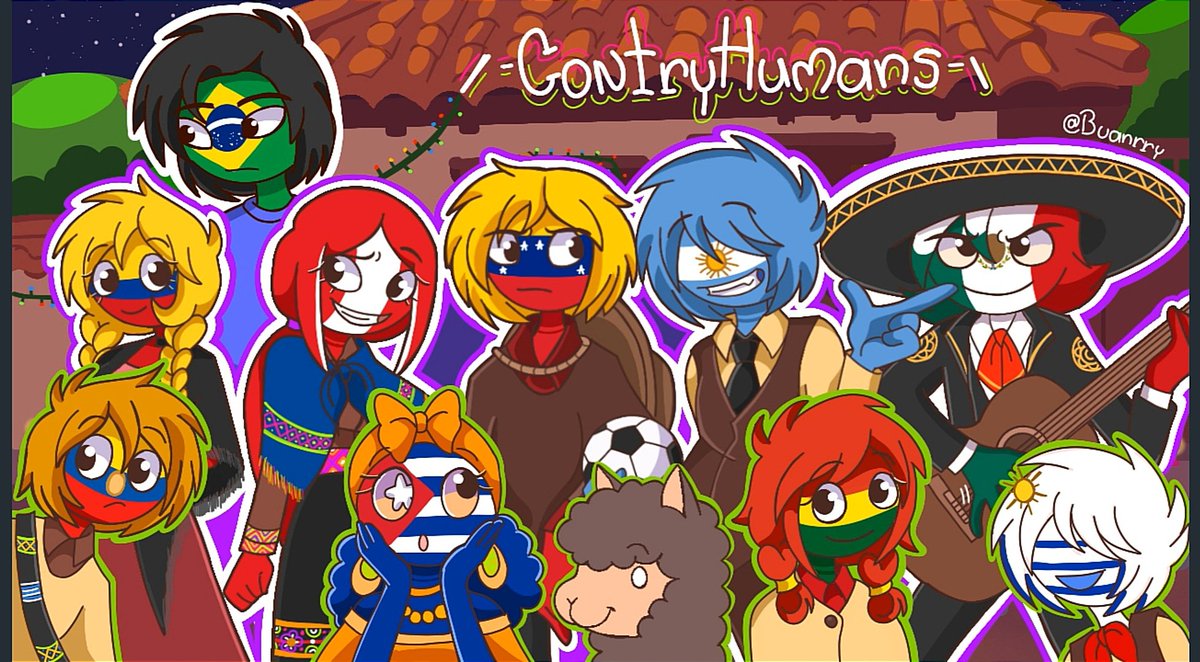 #concursocountryhumans #CountryHumans #contryhumansart
#countryhumanscolombia #countryhumansvenezuela #countryhumansperú #countryhumansméxico #countryhumansargentina #countryhumansecuador #countryhumansbrasil #countryhumansparaguay #boliviafem #countryhumanscuba #bithervanrry