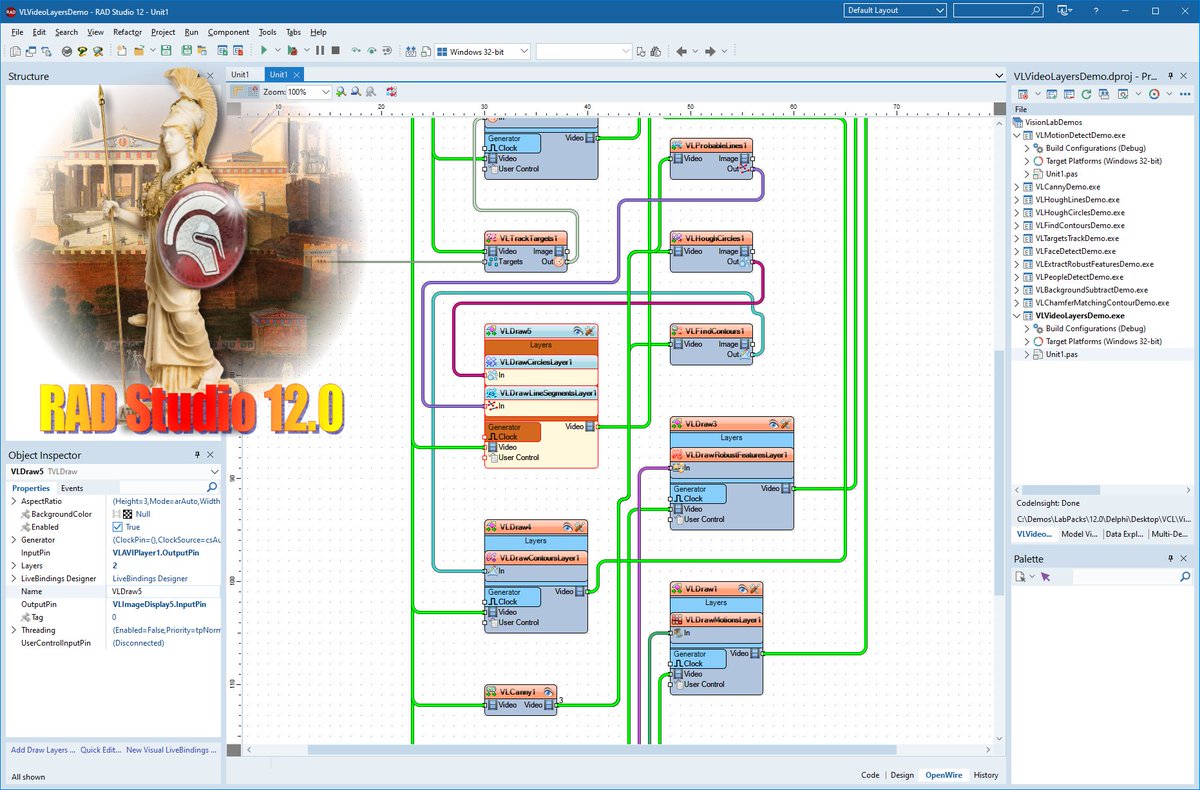 bmitov's tweet image. Just released #Delphi 12.0 version of #OpenWire - An easy to use dataflow codeless programming open source library.
openwire.org
@EmbarcaderoTech @cpp_delphi_dave @delphiworlds @DelphiMagazine @Delphidesdecero