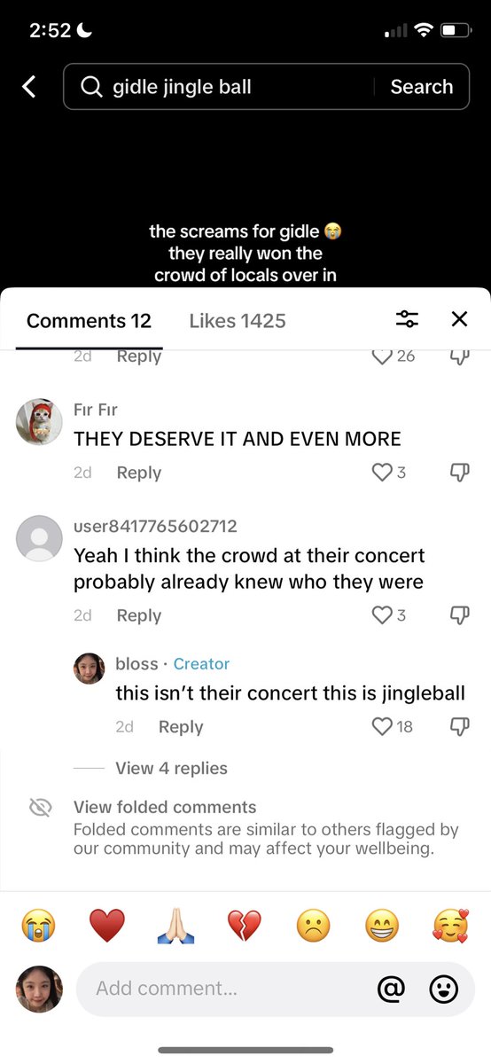 soojcard's tweet photo. gidle was getting so much love from jingleball chicago that someone thought it was their own concert ijbol https://t.co/liB3pYyx9n