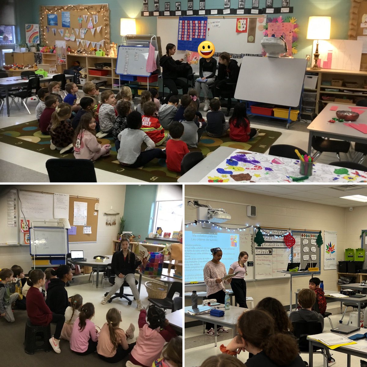msrpontes's tweet photo. Today, on our 5th day of Christmas activities, Student Council read a Christmas story to each of the classes in our school. 🎄❤️ https://t.co/CYQBYXiZaV