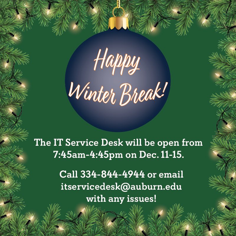 Auburn University OIT tweet media