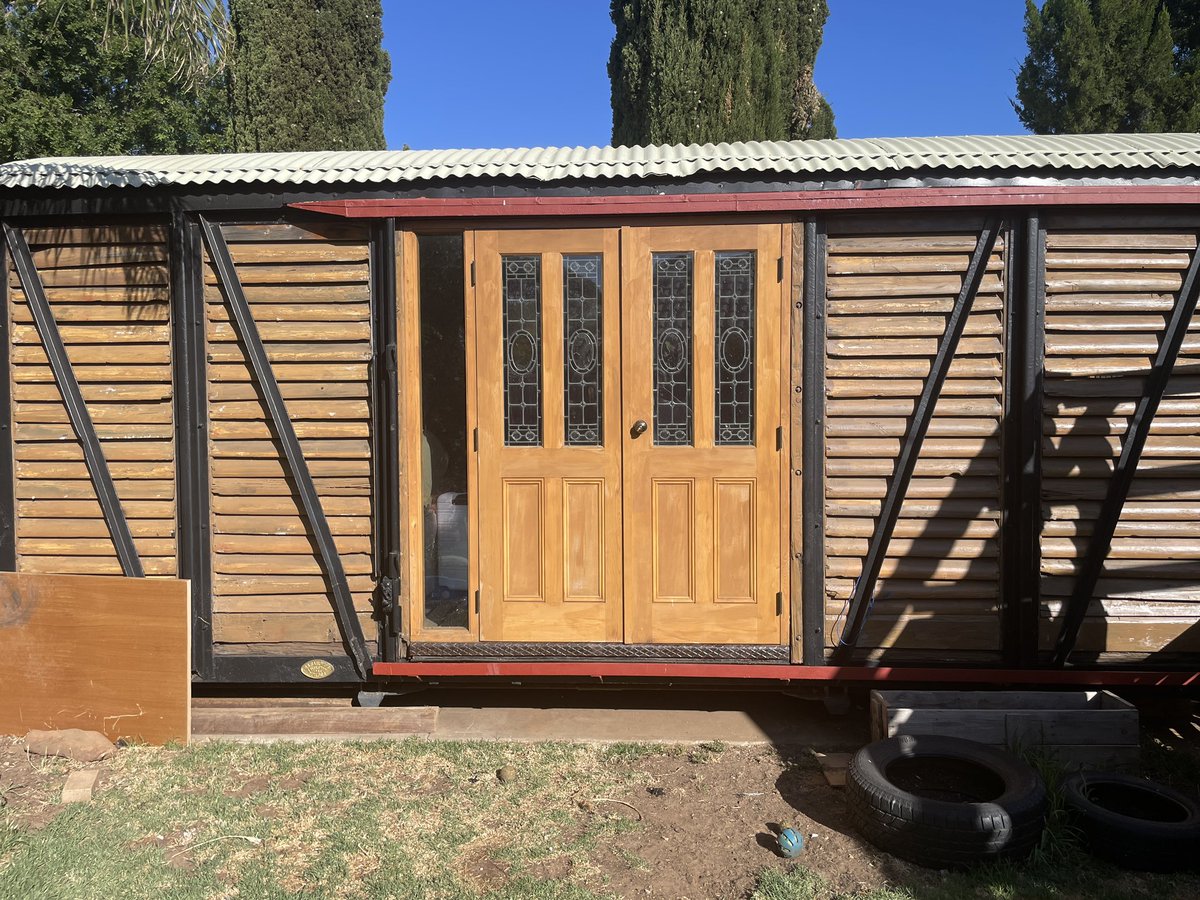 Very excited! Just bought this exSAR louvered wagon for guest accommodation up at Farrell Flat. Built in 1945 it’s part restored but needs a lot more work and building on a kitchen and bathroom.