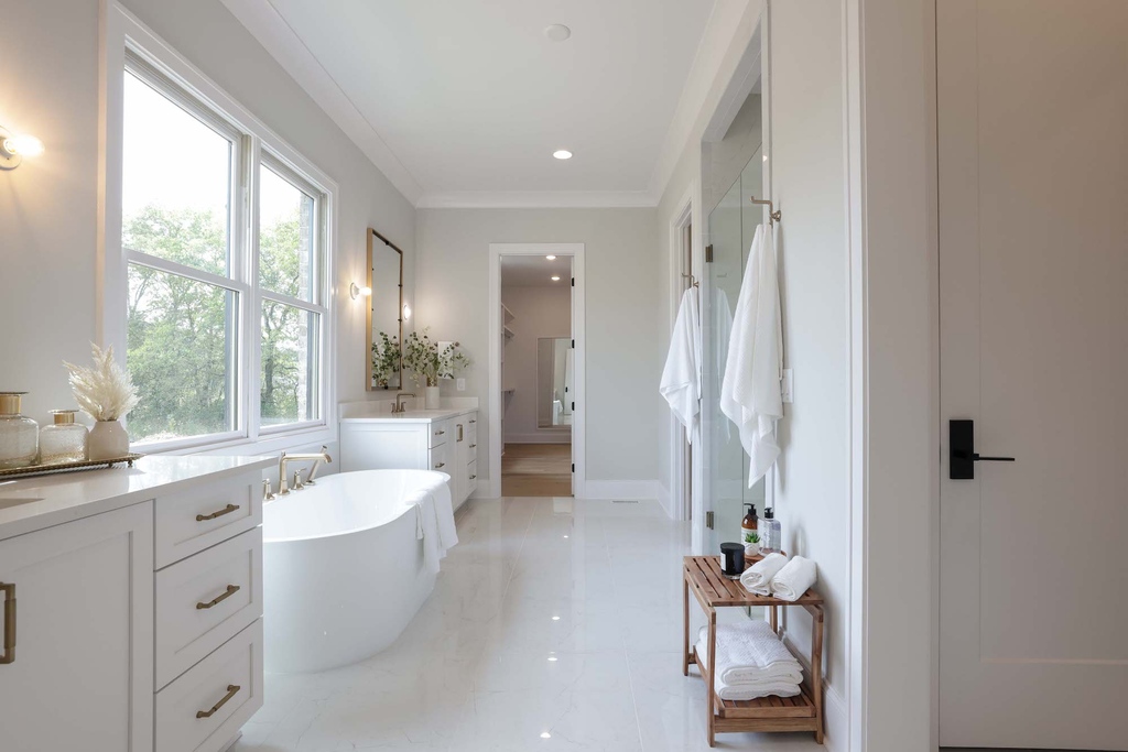 Especially during the busyness of the holidays, it’s nice to have a place to retreat. Take a soak in your gorgeous tub, followed by cozy pajamas and a good book, and you’ll feel rejuvenated in no time!

#legendhomes #legendarylifestyles #customhomes #luxuryhomes #livealegend