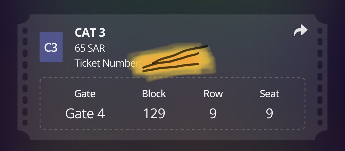 ticket_ittihad's tweet photo. تذكرة اوكلاند ببيعها على حسب السوم وطبعًا التذكرة ارسلها لك عن طريق تطبيق كأس العالم عشان تضمن حقك 

#الاتحاد #الاتحاد_اوكلاند #كاس_العالم_للاندية #الجوهرة https://t.co/rtU21g7GB1