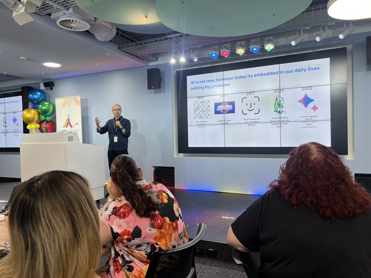 It was fascinating to learn about AI from a Googler and gain insights about what they’re working on next. Gemini looks absolutely game-changing! #GoogleChampions #GoogleEI #GoogleET #SYD19