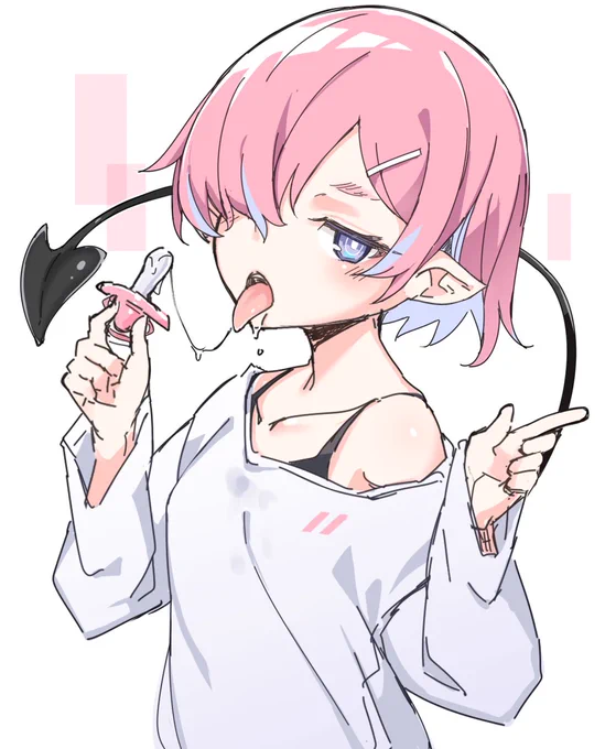 四六時中なにかしゃぶってないと不安定になる子 