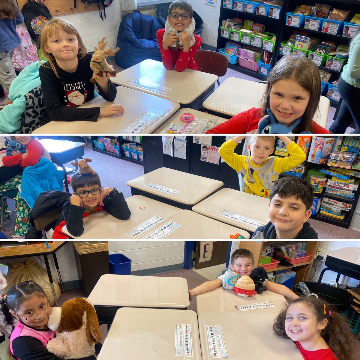 MrsAndrasco's tweet photo. Celebrating filling our marble jar for good behavior with a PJ and stuffy day!! @Liberty_D135 https://t.co/IjodHMJRvc