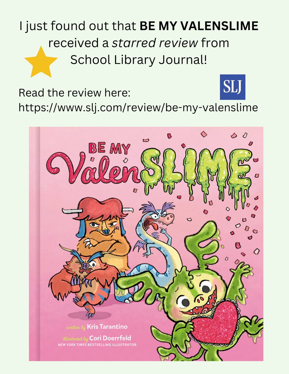 A starred review!!!! What a day! Thank you, School Library Journal!