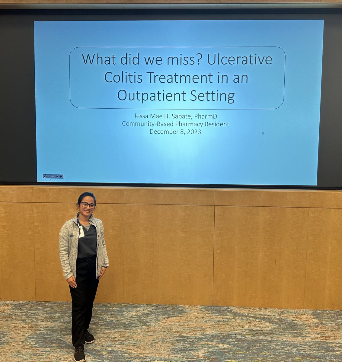 Thank you Jessa Mae H. Sabate, our PGY1 Community-Based Resident, for your complex clinical case presentation on Ulcerative Colitis Treatment in an outpatient setting ! 💊✨