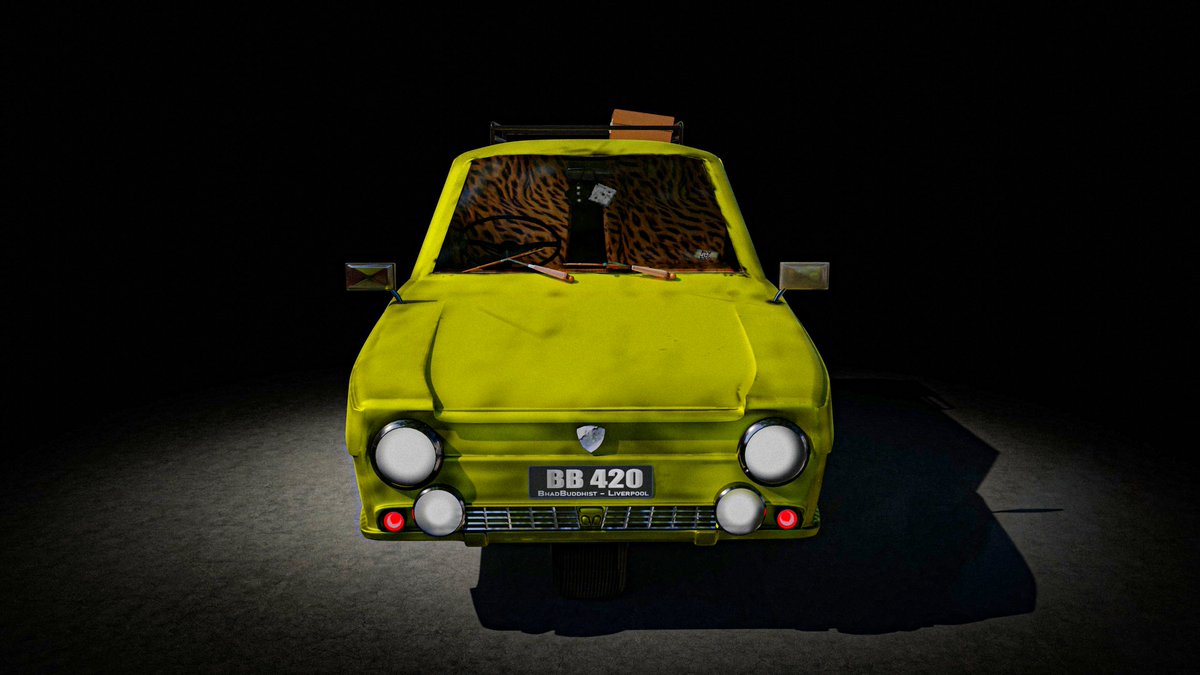 BhadBuddhist420's tweet photo. Not the greatest car in the world but defo an iconic one. DelBoy &amp; Rodders 3 wheel van. #blender #b3d #blenderart #delboy #robinreliant https://t.co/mIQuwdyFww