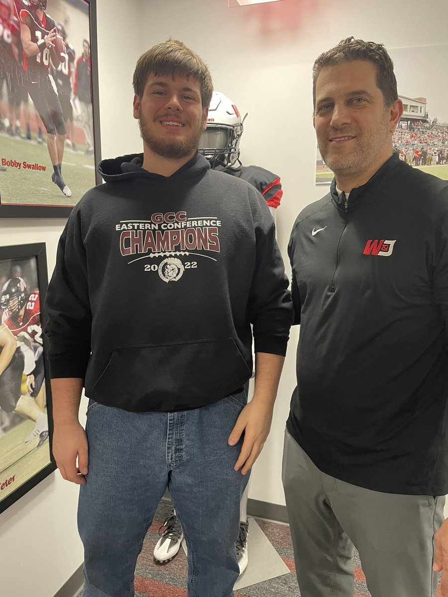 I wanted to thank Coach Sirianni and Coach Krepps for having up on campus today and showing me around as well as taking the time to speak with me. I had an amazing time!
<a href="/WJFootball/">W&J Football</a> <a href="/Coach_Sirianni/">Coach Mike Sirianni</a> <a href="/CoachKrepps/">Aaron Krepps</a> <a href="/GCCHSFootball/">GCC Football</a> <a href="/CoachThompsonDC/">John Thompson - JT</a>