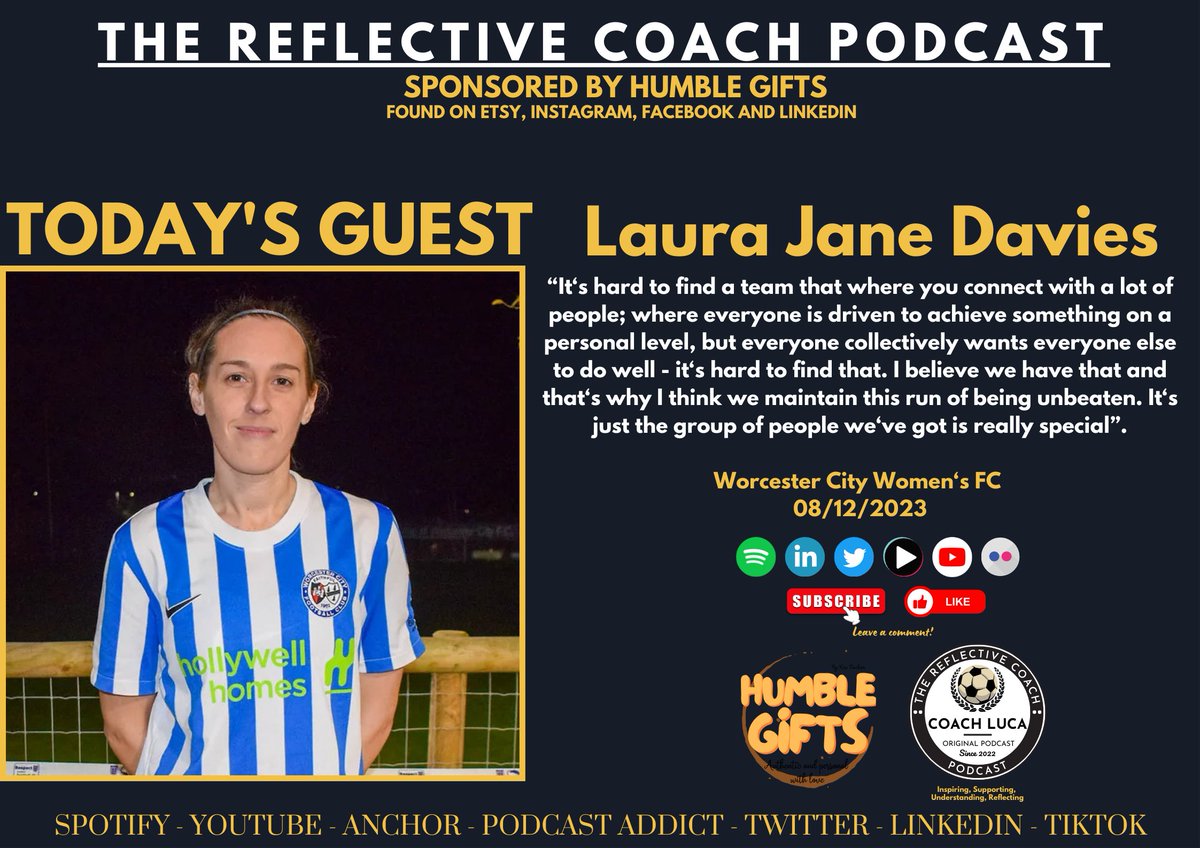 A really enjoyable evening with @WCFCWomen player, <a href="/LaaauraJD/">Laura Jane Davies</a> this evening. So many wonderful insights into being a player; the commitment; the story; the journey. I really enjoyed spending my Friday evening with Laura, hearing about her fantastic experiences ⭐⭐⭐⭐⭐
