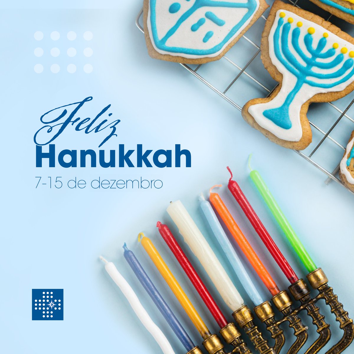Les deseamos a todos una Feliz Janucá!

Wishing everyone a Happy Hanukkah!

Desejamos a todos vocês um Feliz Hanukkah!