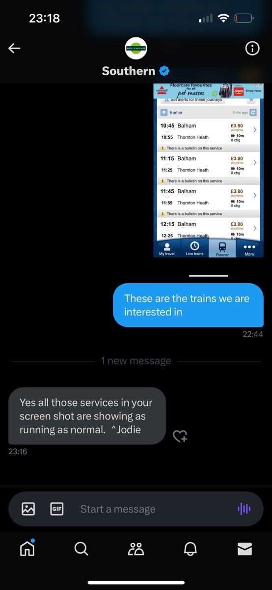 robwhite09's tweet photo. @RyanBoiWestBoi @CPFC From southern rail pal https://t.co/2DdNDLrAm6