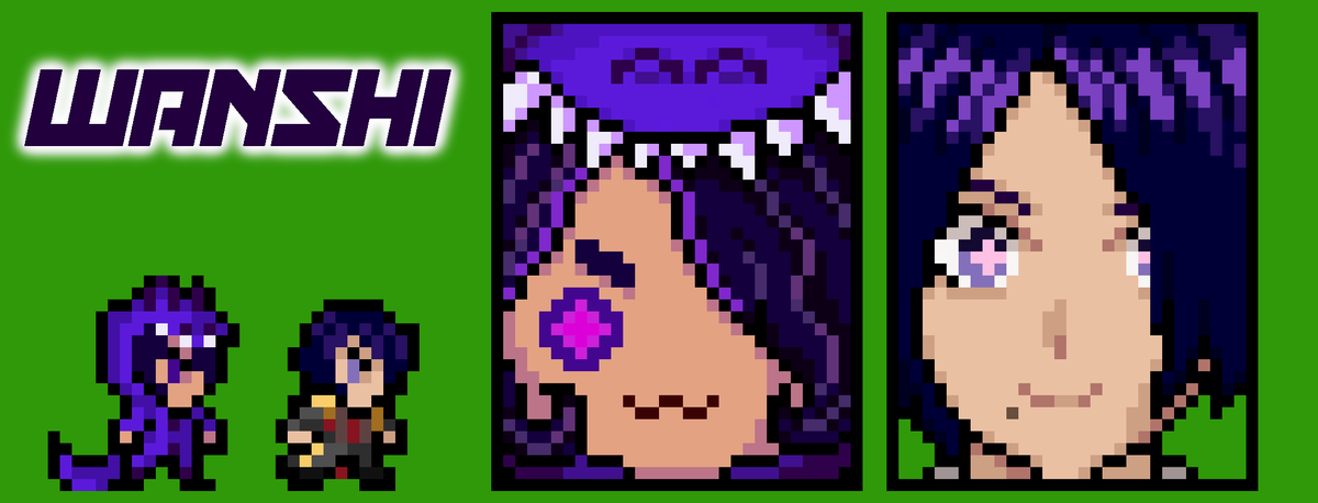 GKuroMonochrome's tweet photo. Pixelart del vtuber infiel Wanshi al más puro estilo #DBDevolution
@Wanshi_R
#Pixelart #art #VtuberES https://t.co/xTEiOp9sZg
