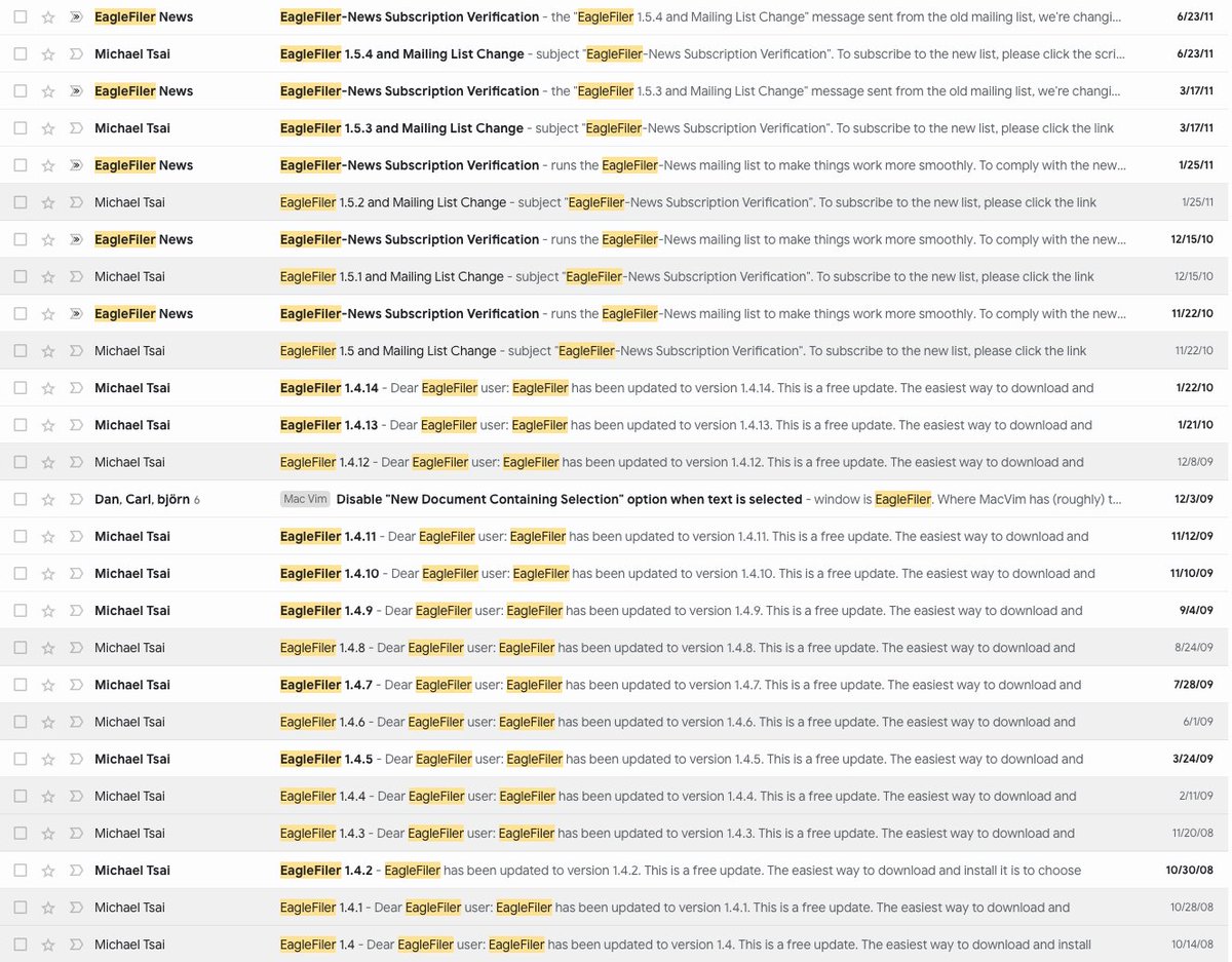 dz's tweet photo. this is my annual @eaglefiler appreciation post, an OS X app that i have received regular updates on for just over 15 (!!) years now https://t.co/CQBw6dE3bJ