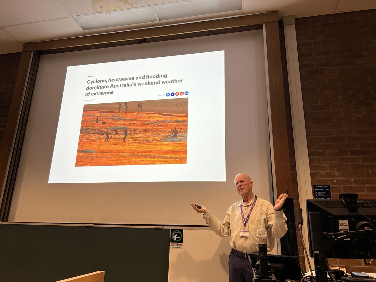 Day 1 <a href="/anzscpb/">ANZSCPB</a> Prof John Cockrem talks about individual variation and climate change <a href="/UQscience/">UQ Science</a>