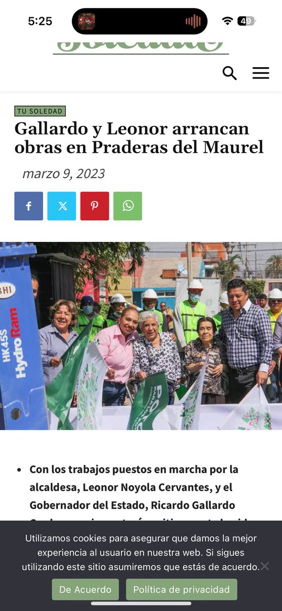 FtmBautista's tweet photo. 9 meses y solo han podido medio empezar, @RGC_Mx @LeonorNoyolaC https://t.co/iupvBlEXIC