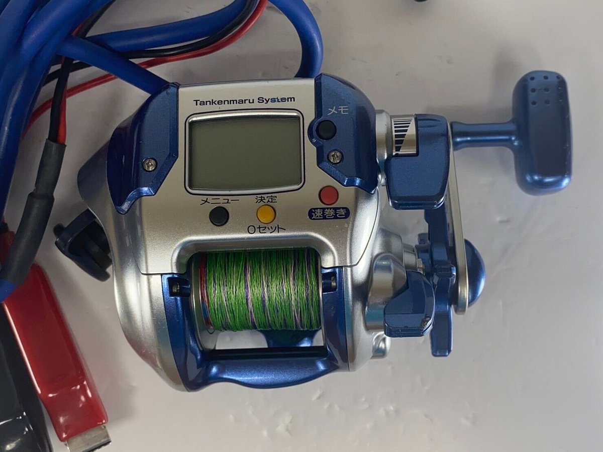 MauiNew's tweet image. [Exc+3 READ] Shimano Dendou Maru 1000H Electric Reel Fishing Right Handle S471
ebay.com/itm/2353315475…
#FishingGear
#FishingEquipment
#FishingTools
#FishingTackle
#FishingRod
#FishingReel
#FishingLures
#FishingAccessories
#FishingSupplies
#FishingEssentials