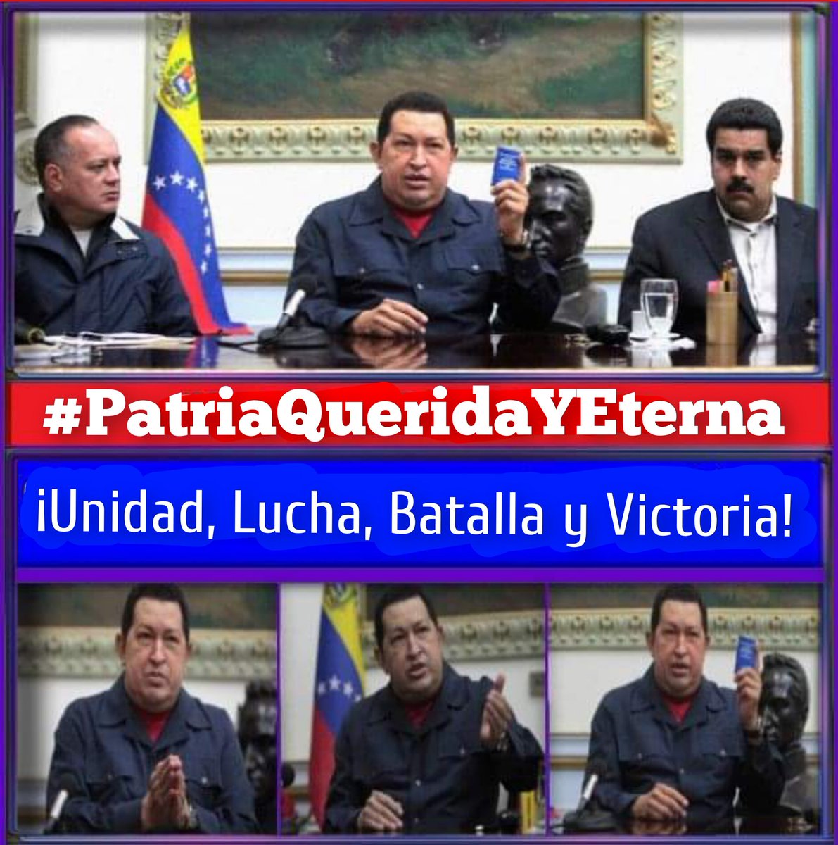 🇻🇪#PatriaQueridaYEterna ¡Unidad, Lucha, Batalla y Victoria! @NicolasMaduro @dcabellor @luismarcanos @anzoateguigob