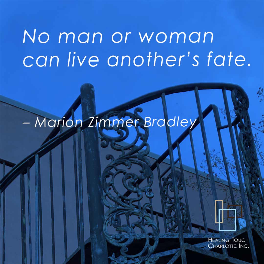 HealingTchClt's tweet photo. No man or woman can live another’s fate. – Marion Zimmer Bradley
#inspiration #motivation #pain #massage #massageincharlotte #neuromuscular #myofascialrelease #medicalmassage #neuromuscularmassage #healingtouchcharlotte https://t.co/2rcgxEtm15