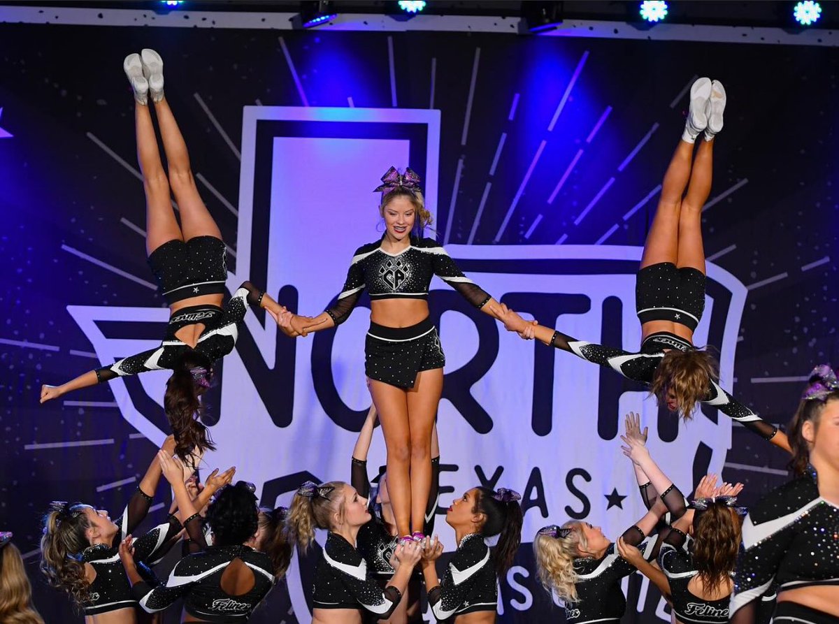 Toes glued ☑️ #F2AVS #CheerAthletics #cheerleading #cheer #CAfelines