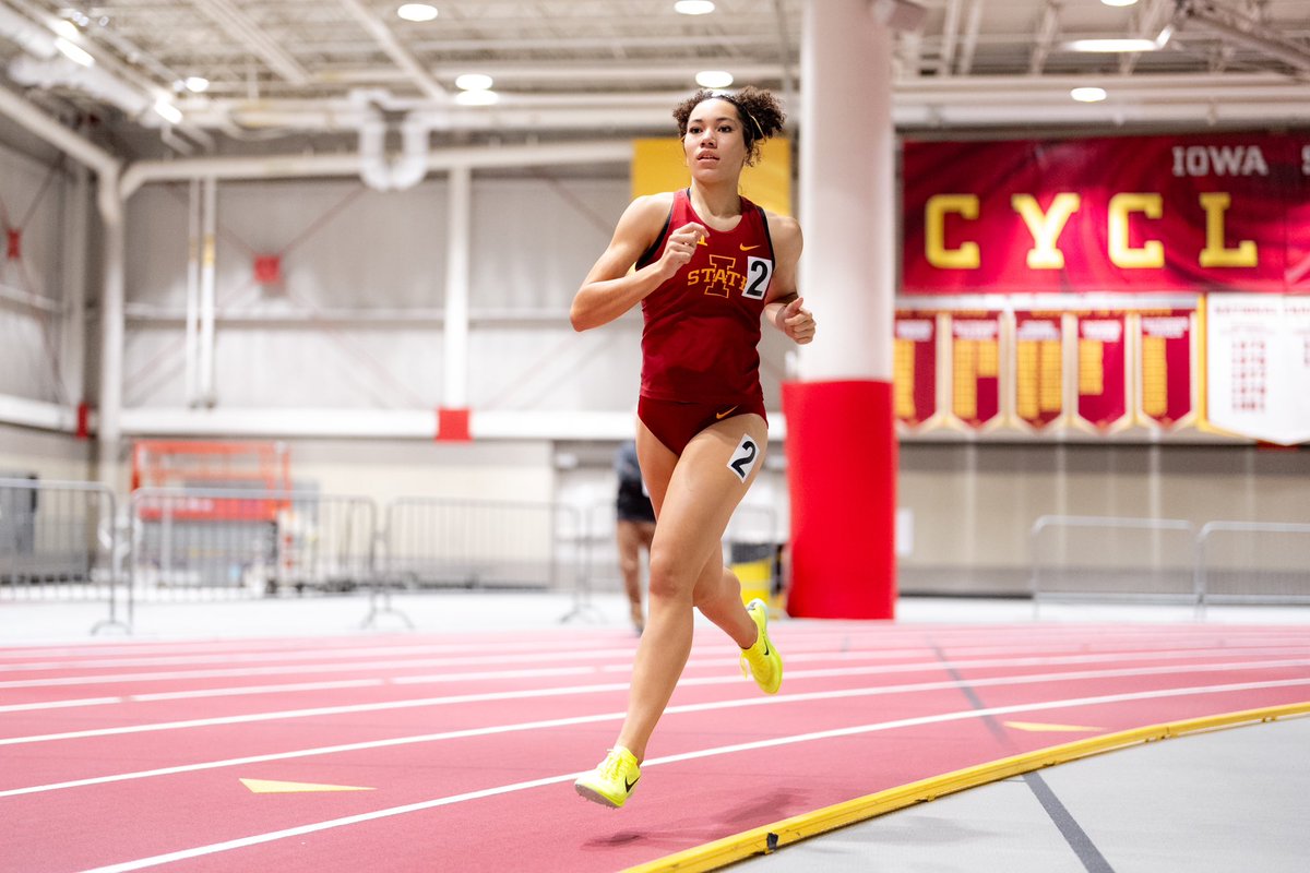 Macy Owens cements second with 3,346 points while Amari Laing completes her first-career pentathlon in fourth with 3,297!

#CycloneSZN